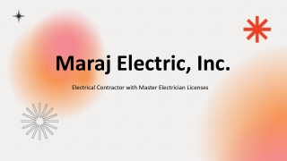 Maraj Electric, Inc. - Electrical Work That Speaks for Itself
