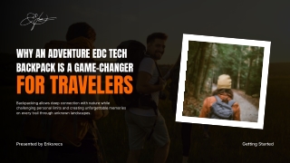 Why an Adventure EDC Tech Backpack Is a Game-Changer for Travelers