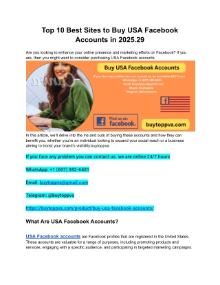 Top 10 Best Sites to Buy USA Facebook Accounts in 2025.29