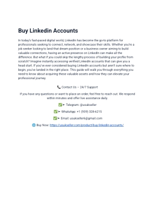 How to Buy LinkedIn Accounts in 2025_ Top 10 Trusted ...