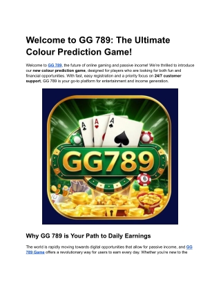 Welcome to GG 789_ The Ultimate Colour Prediction Game