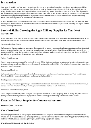 Lightweight Army Flashlights — Breathability for Service Members