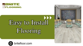 Easy to Install Flooring