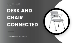 desk and chair connected