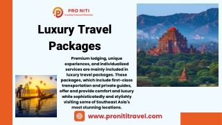 Luxury Travel Packages