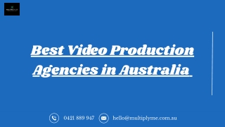 Australia’s Best Video Production Agencies & Toolbox Talks Solution