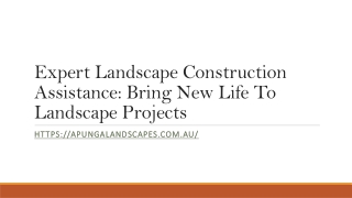 Expert Landscape Construction: Transforming Ideas into Lasting Outdoor Beauty