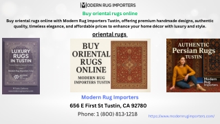 Buy oriental rugs online