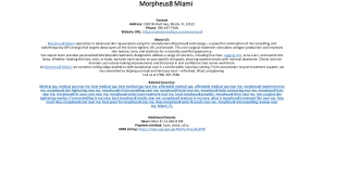 Morpheus8 Miami