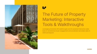 Future of Property Marketing- Interactive Tools & Walkthroughs
