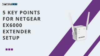 Netgear EX6000 Extender Setup Made Easy – Expert Guide