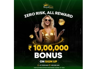 Zero Risk, All Reward – Unlock Up to 10 Lakhs Bonus on Sign Up with Royaljeet
