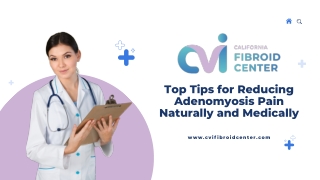 Top Tips for Reducing Adenomyosis Pain Naturally and Medically