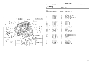 Deutz Fahr agromaxx 60 Tractor Parts Catalogue Manual Instant Download