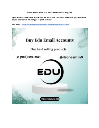 Where can I buy an EDU email address