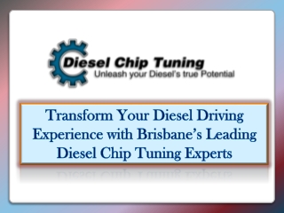 Brisbane’s Diesel Performance Specialists