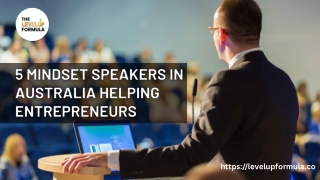 5 Mindset Speakers in Australia Helping Entrepreneurs