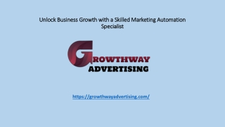 Unlock Business Growth with a Skilled Marketing Automation Specialist
