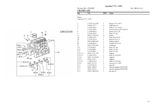Deutz Fahr agroplus f 70 Tractor Parts Catalogue Manual Instant Download (SN 6001 and up)