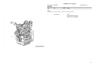Deutz Fahr agroplus f 75 keyline Tractor Parts Catalogue Manual Instant Download