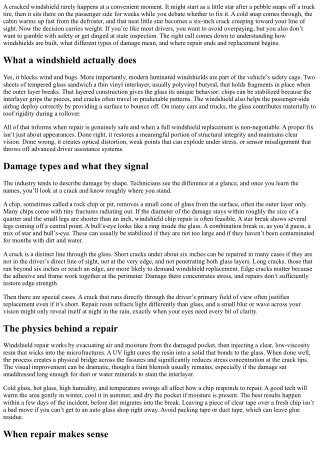 Windshield Repair vs Replacement: How to Choose