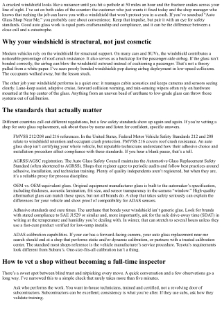 Auto Glass Shop Near Me: Safety Standards You Should Know