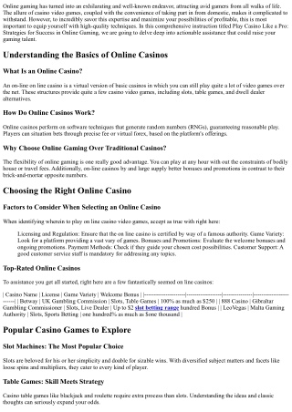 Play  Internet Casino Like a  Expert: Strategies for  Victory in  On The Net  Ga