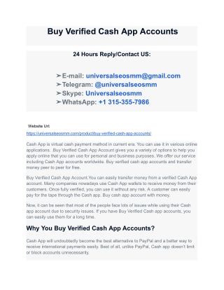 How To Deliver Great  Buy Verified Cash App Accounts (With Examples)