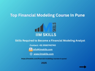 Financial modeling course in Pune