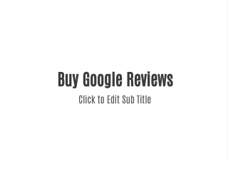 Buy Google Reviews