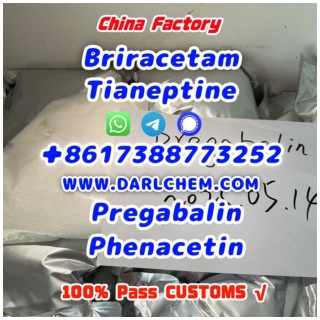 pregabalin Brivaracetam Tianeptine raw crystal powder 148553-50-8 Manufactory Su