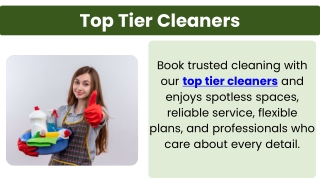 Top Tier Cleaners