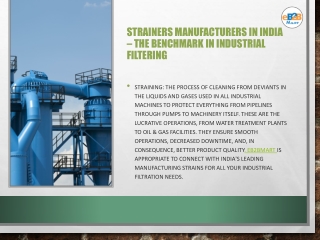 Strainers_Manufacturers_Presentation