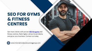 Gym & Fitness Centre SEO Services Marketing