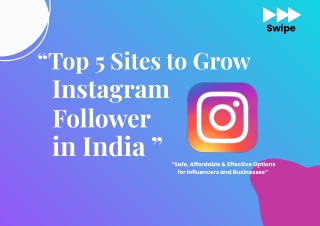 Top 5 site to grow instagram followers