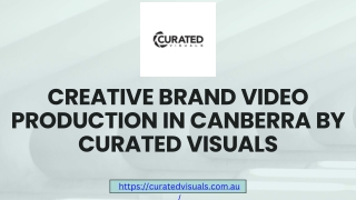 Creative Brand Video Production in Canberra by Curated Visuals