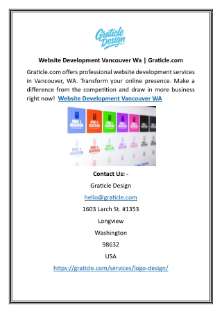 Website Development Vancouver Wa | Graticle.com