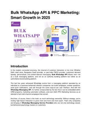 Bulk WhatsApp API & PPC Marketing_ Smart Growth in 2025
