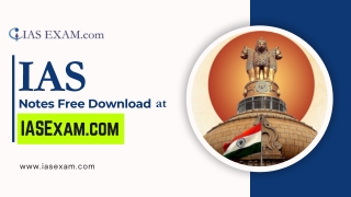 IAS Notes Free Download at IASExam.com