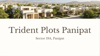 Trident Plots Panipat Brochure