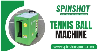 Reliable Tennis Ball Machine by Spinshot Sports US – Train Anytime