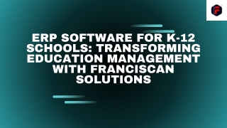 ERP Software for K-12 Schools