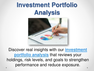 Investment Portfolio Analysis