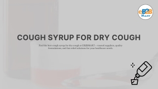 cough syrup for dry cough