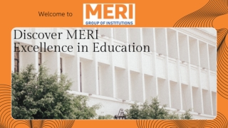BJMC COURSE - Discover MERI College's Excellence in Education