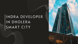 Indra Developer in dholera smart city