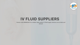 IV Fluids suppliers (1)