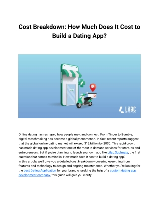 Cost Breakdown_ How Much Does It Cost to Build a Dating App