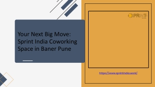 Office Space in Baner Pune | Sprint India