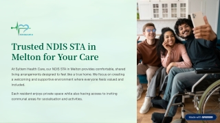 Trusted NDIS STA in Melton for Your Care